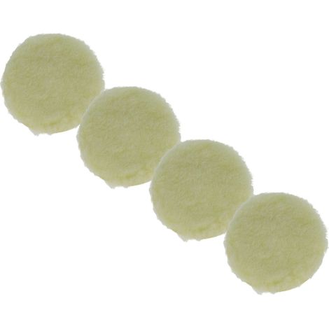 vhbw 4x disco pulidor compatible con Makita DBO180Z  lijadoras excéntricas y orbitales - 12,5 cm diámetro, beige (1/5)