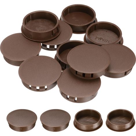 10Pcs Bouchons De Trou Marron 38mm / 1.5" pour Chaise/Table (1/5)