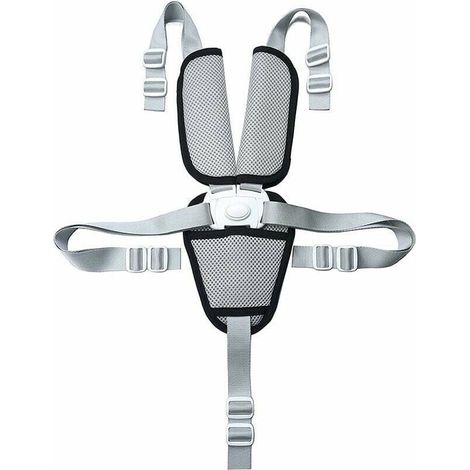 Harnais De Sécurité 5 Points - Sangle De Remplacement Pour Chaise Haute Et Poussette - Longueur Réglable - 1 Pièce (1/5)