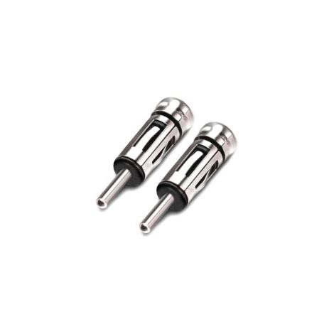 DIN-Stecker auf ISO-Buchse Radioantennenadapter, Universal-Stereo-Adapter für Fahrzeuge, ISO-Stecker auf DIN-Anschluss für Autoradios, 2 Stück - Crezuo (1/4)