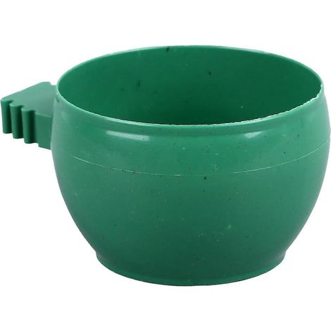 Mangeoire à oiseaux, coupelle épaisse pour cage à pigeons, bol d'eau rond pour l'alimentation des oiseaux, accessoires pour animaux de compagnie S (1/3)