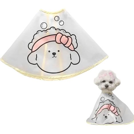 Soin des animaux avec manteau givré transparent, soin des chiens et chats, outil de toilettage ajustable, taille S