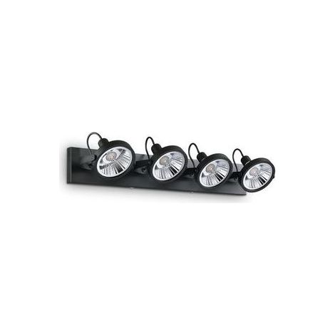 Ideal Lux Glim - Plafonnier à 4 ampoules noir (1/3)