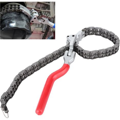 Oil Filter Wrench Durable Chain Wrench Tool for Repair. (1/5)