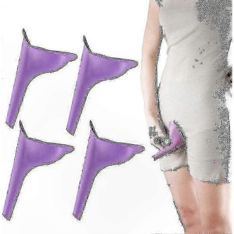 Urinoir féminin portable - Lot de 5, solution pratique pour uriner en voyage, design discret pour femmes, hygiénique et facile à utiliser (1/4)