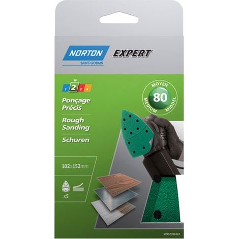 Patines Multiponceuse 102x152 Grano 80 Experto - Norton