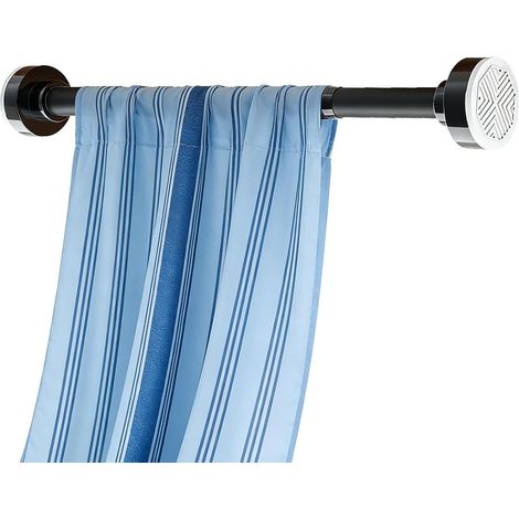 Curtain Rod Adjustable Tension Rod No Drilling Shower Rail