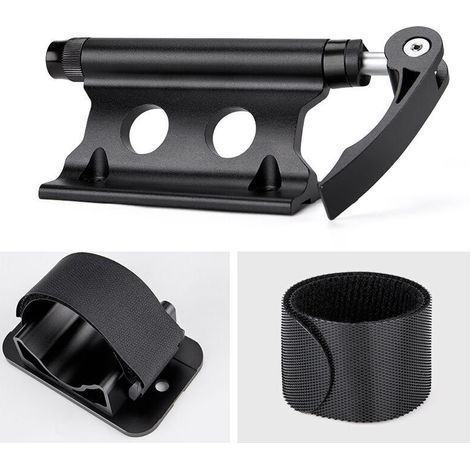 Support de fixation de fourche de vélo – Porte-vélo à fourche avant en alliage d'aluminium – Dégagement rapide – Pour remorque ou camion (1/5)