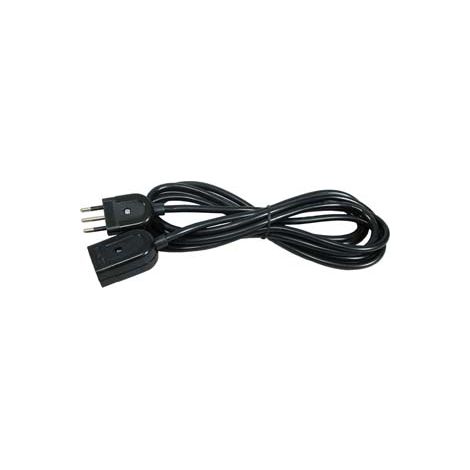 PROLUNGA ELETTRICA LINEARE 3X0,75 NERA mt.3 SYNTESY