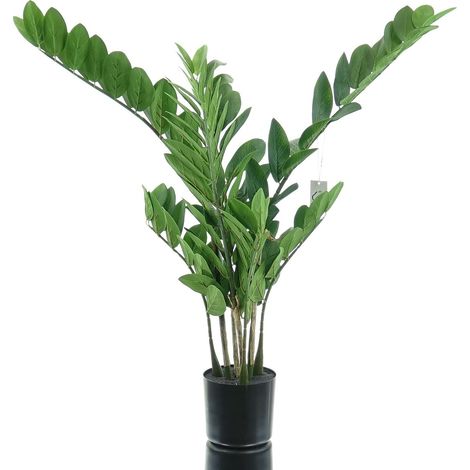 GASPER Glücksfeder - Zamifolia im schwarzen Topf ca. 70 cm - Kunstpflanzen (1/2)
