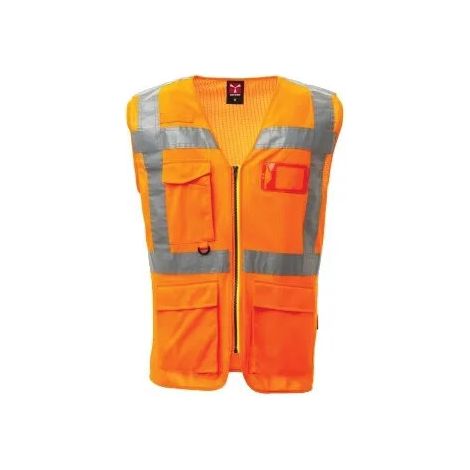 Gilet aéré haute-visibilité Payper - M - Orange