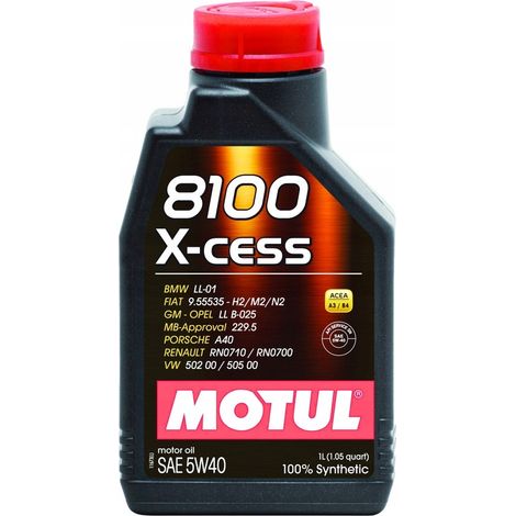 Aceite Motul 5W/40 8100 X-cess 1L motul (1/4)