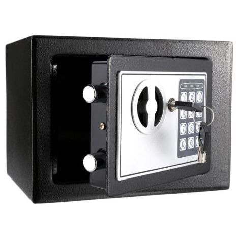 AB5 Serrure électronique à clavier numérique, coffre-fort en acier pour la maison et le bureau (1/5)