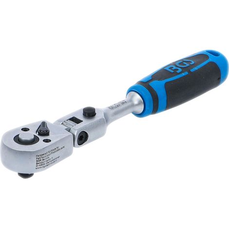 Ratschen Schlüssel BGS Technic 25130 schwenkbar 12 Positionen (1/4)