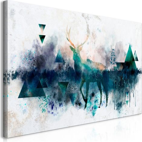 Tableau Nature en Blues - 120 x 60 cm (1/3)