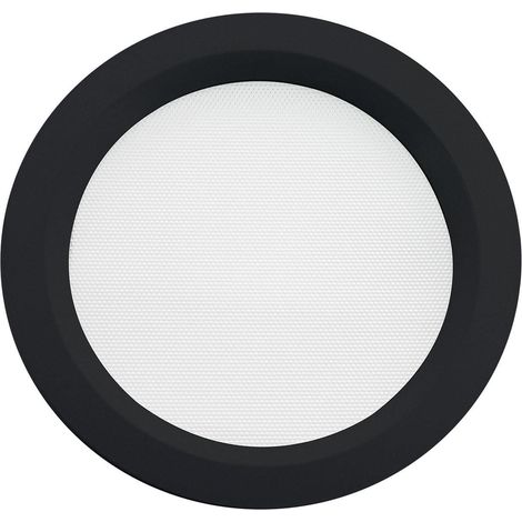 LED Downlight Einbaustrahler 40W Rund SAMSUNG AERO CCT 130 lm/W Mikroprismatisch LIFUD Ausschnitt Ø 200 mm Schwarz Wählbar (Warm-Neutral-Kalt) (1/3)