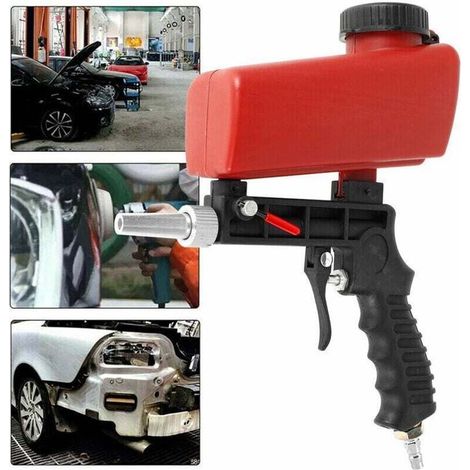 Pistolet sablage – Aluminium 90PSI 500ml – Décapage rouille peinture auto (1/4)