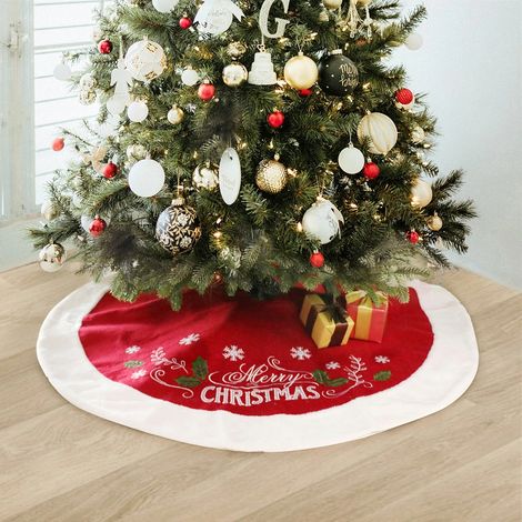 Tapis de sapin de Noël Joyeux Noël Tapis de sapin de Noël Décoration de sapin de Noël (1/5)