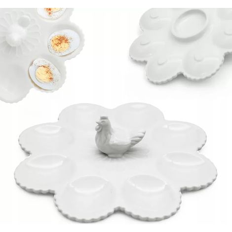 piatto per uova in ceramica 23cm TR-24-408