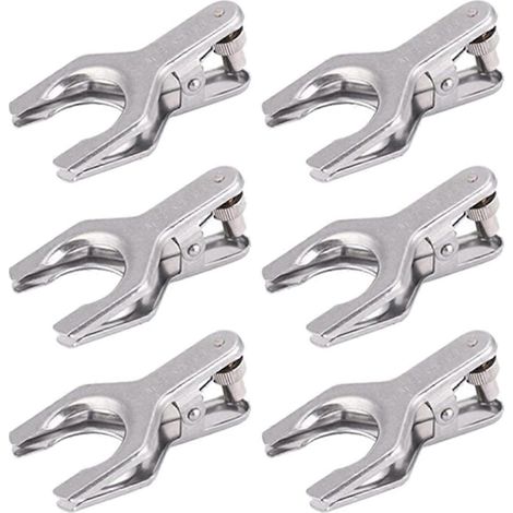Lot de 6 pinces de laboratoire, pinces à pince pour béchers et flacons, modèle 35 (1/5)