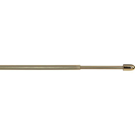 STANGHETTA TONDA A VITE 'BERLINO' Ø 8 mm. - cm 30 50 - oro - blister 2 pz - ERREBI