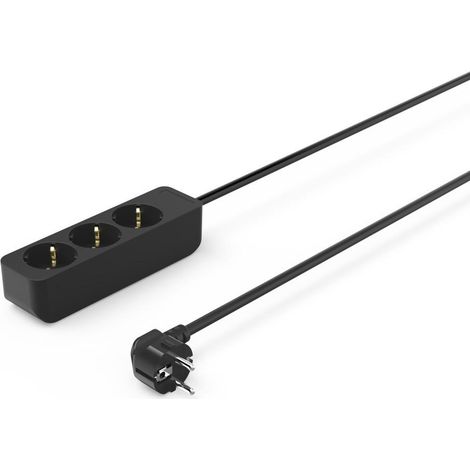 Hama 00223012 Steckdosenleiste 3-fach 1,4 m Schwarz