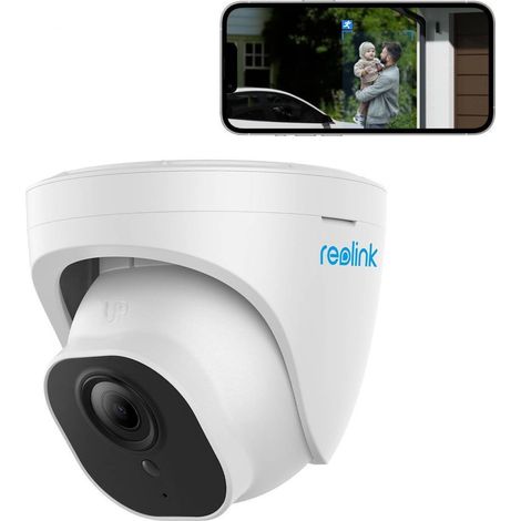 Reolink 4K PoE Überwachungskamera Aussen mit Audio, Personen-/Autoerkennung, IP66 Wasserfest, 30m IR Nachtsicht, MicroSD Kartensteckplatz, Zeitraffer