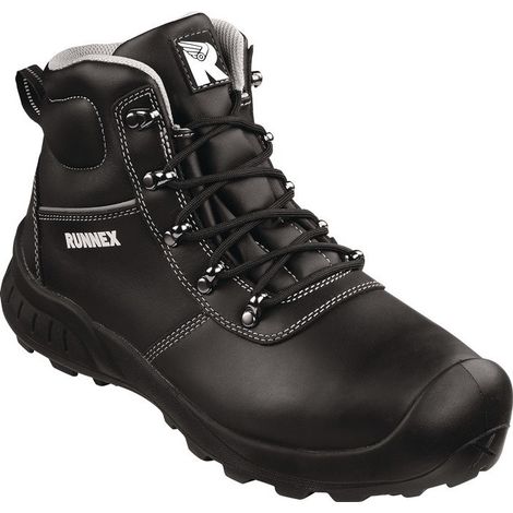 Bottes de sécurité TeamStar 5310 Taille 44 noir/gris S3 SRC EN20345 cuir RUNNEX