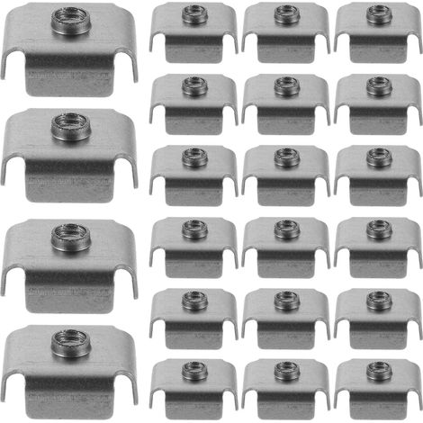 200 inserts filetés pour tubes carrés en fer M6, connexion soudée (1/5)