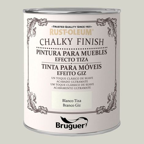 Rust-oleum Chalcky Finish Möbel Weiß Kreide 0,75l 5397506 Bruguer