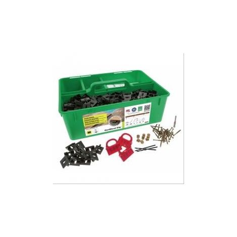 Kit de fixation invisible inox A2 Hardwood Clip Pro Spax