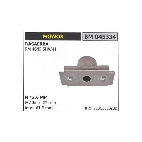 Supporto mozzo portalama rasaerba tagliaerba PM 4645 SHW-H MOWOX 045334