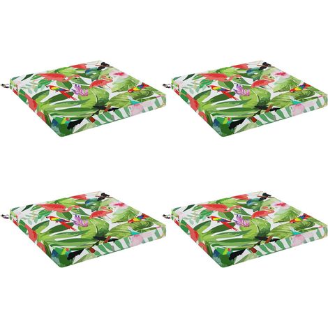 4-Piece Seat Cushions SOEST 4 pcs 100% Polyester Multicolour vidaXL (1/5)