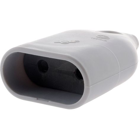 Fiche femelle 2P 6A - Gris - Zenitech