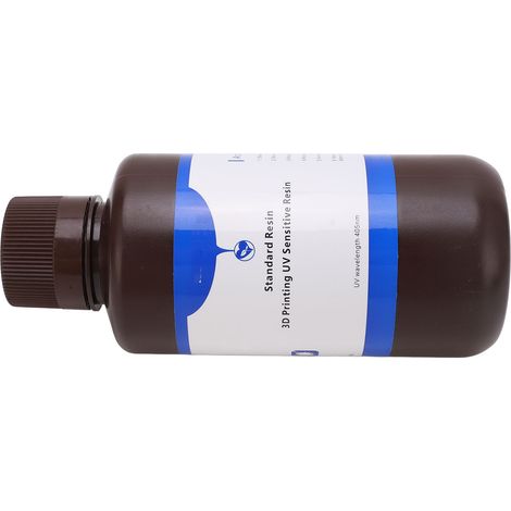 Résine pour imprimante 3D, résine photosensible LCD DLP, polymérisation UV, haute dureté, haute ténacité, 500 g rouge transparent. (1/5)