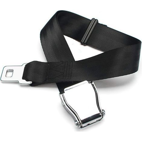 Rallonge Ceinture de Sécurité Avion – Extension Réglable – Clip Métal Robuste – Pour Femmes Enceintes, Passagers Corpulents, Adultes – Accessoire de voyage Avion (1/5)