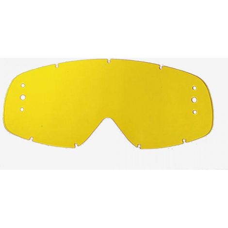 Écran simple jaune pour masque lunette cross Smith Oakley moto
