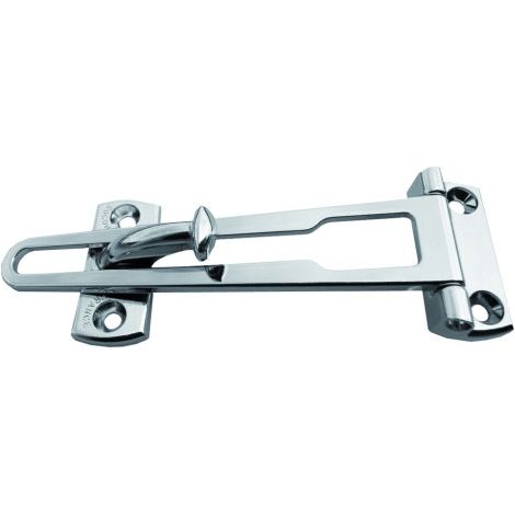 Entrebâilleur MODERN pour porte à recouvrement - SOCONA Argent Chromé (1/2)