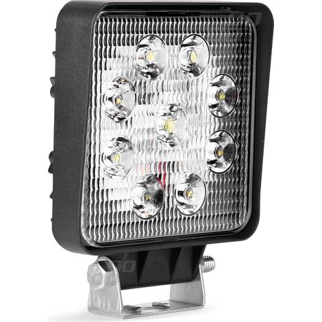Lámpara de trabajo LED tipo reflector AWL07, 9 LED, 12V/24V, amio-02421 (1/5)