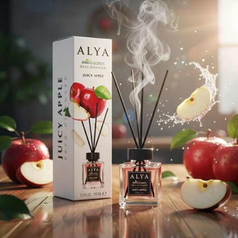 Barras perfumadas Alya con aroma a manzana jugosa, 100 ml