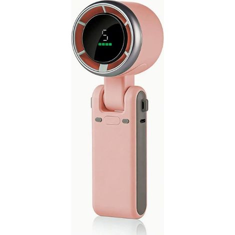Beyamis Ventilatore portatile 3-in-1 – 4000mAh, 5 velocità, turbo, pieghevole, 12h di autonomia, per viaggi/all'aperto (1/5)