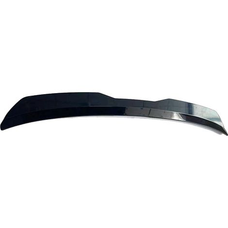 Spoiler, material ABS, diseño aerodinámico, negro brillante. (1/2)