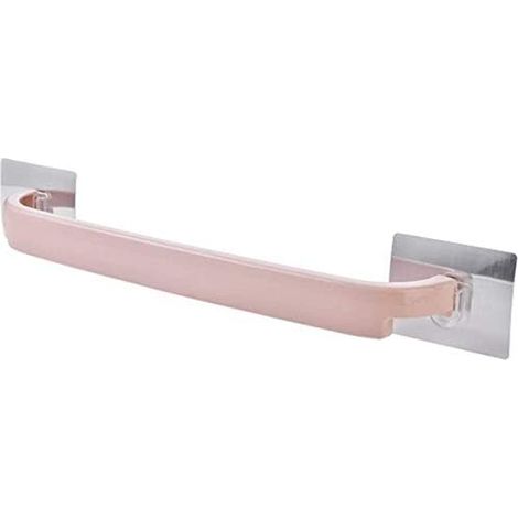 AGE Porte-serviettes Porte-serviettes de bain Salle de bain Mur Adhésif sans clous Plastique Porte-serviettes à levier unique Essuie-glace (1/3)
