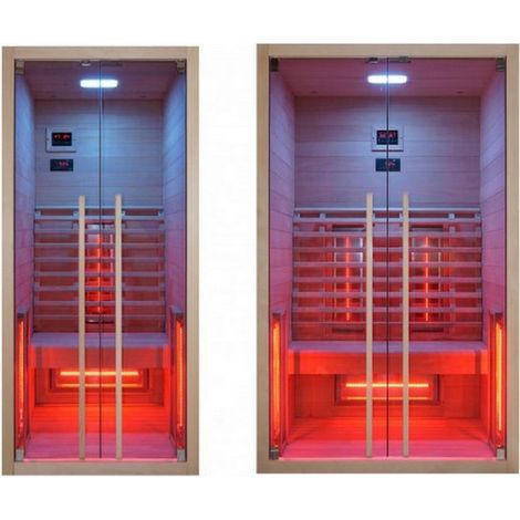 Bagno Italia Sauna Infrarossi 120x100 cm piastre full spectrum radio bluetooth e led