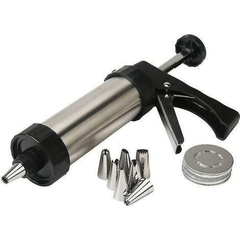 Pistolet de décoration multifonctionnel en acier inoxydable, ensemble de 22 pièces, outils de cuisson