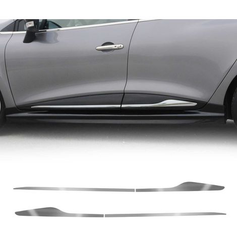 Garniture Baguette de porte latérale pour Renault Clio 2012-2019 chromé inox