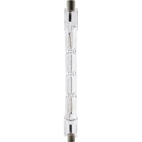Osram – Ampoule halogène Eco R7s 120W – Blanc chaud 2950K – Tension 230V – Luminosité variable – Durée de vie 2000h – Forme tube 118mm