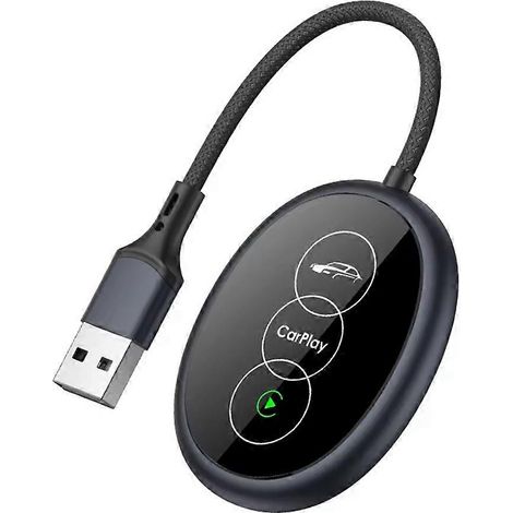 Smartbox 2-in-1 für Android Auto CarPlay im Auto, mit kabelgebundenem und kabellosem Dongle, Plug & Play-kompatibel. (1/5)