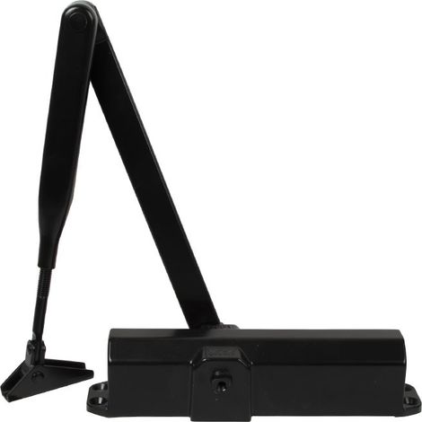 Fermoir de porte aérodynamique noir. Ts Compakt 101 Dorma