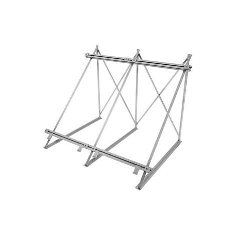 Set montage pour toit plat 2 capteurs absorbeur pour panneau solaire